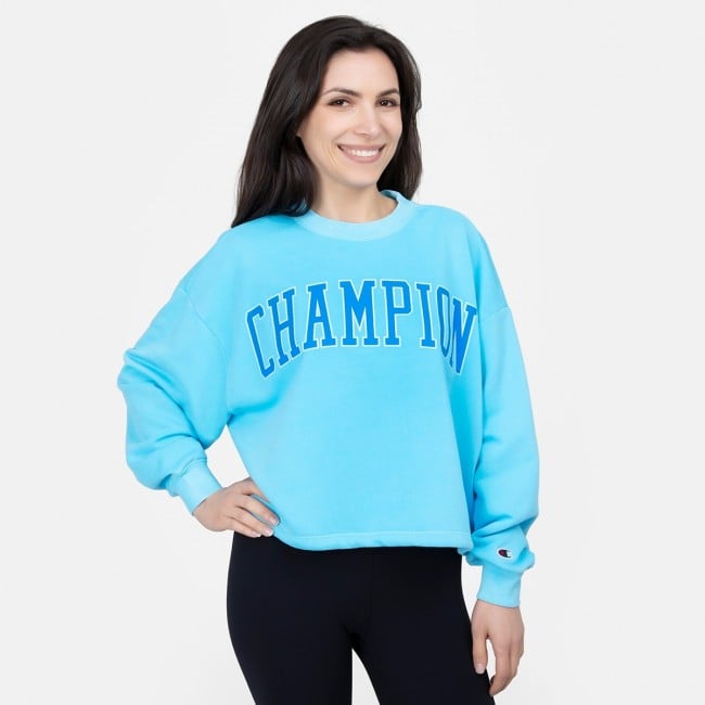Champion crop top sweatshirt hotsell