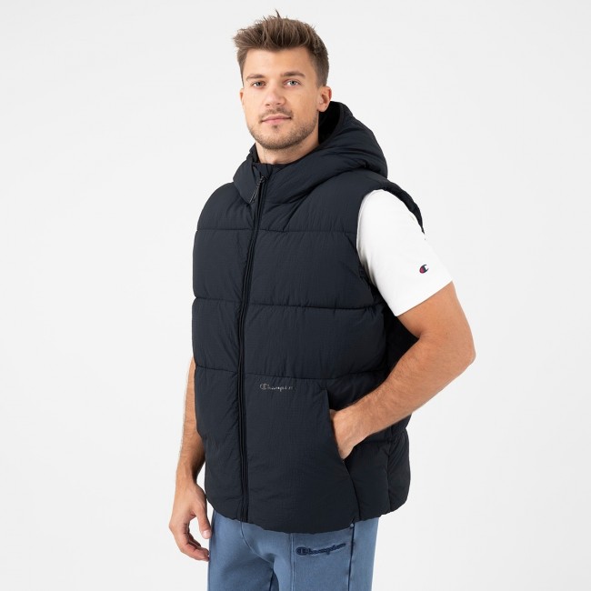 Champion men s outdoor hooded vest jackets and parkas Leisure