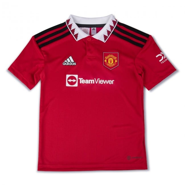 adidas Manchester United 22/23 Home Mini Kit - Red