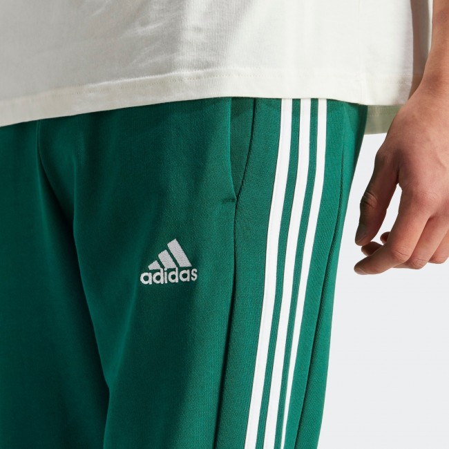 Adidas men's essentials french terry tapered cuff 3-stripes pants, pants, Leisure